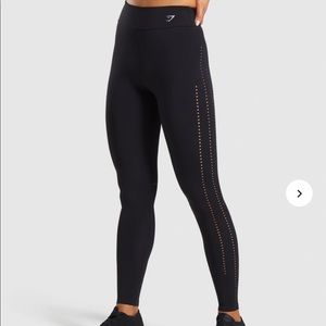 Gymshark Laser Cut Black Leggings